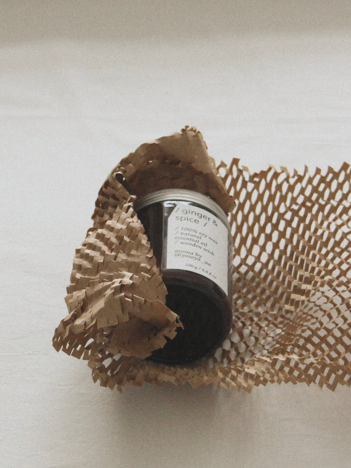 Соєва свічка Ginger&Spice 200g