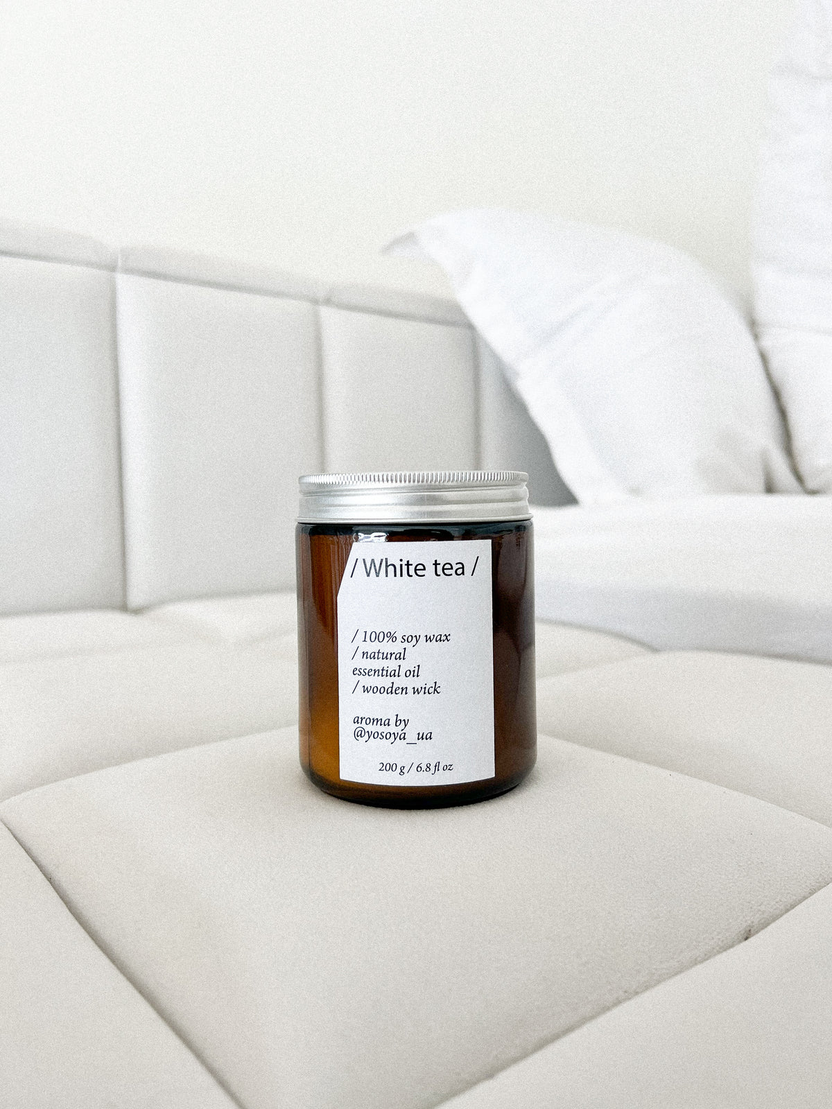 Соєва свічка White tea 200g